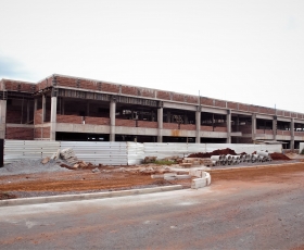 Canteiro de obras das novas instalações do Instituto de Artes - IdA. Foto: Beto Monteiro/Ascom UnB 09/02/2023